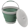 Collaps ronde emmer met deksel Shadow Green