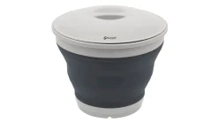 Collaps ronde emmer met deksel Navy Night