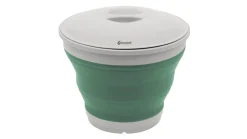 Collaps ronde emmer met deksel Shadow Green