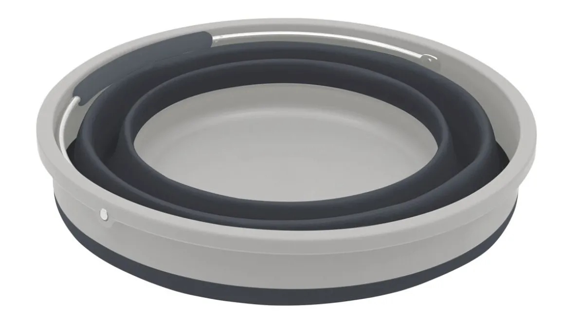 Collaps ronde emmer met deksel Navy Night