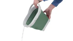 Collaps vierkante emmer met deksel Shadow Green