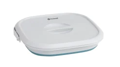 Collaps vierkante emmer met deksel Classic Blue
