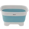 Collaps Waskom met afvoer Classic Blue