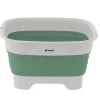 Collaps waskom met afvoer Shadow Green