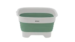 Collaps waskom met afvoer Shadow Green