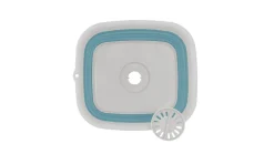 Collaps Waskom met afvoer Classic Blue