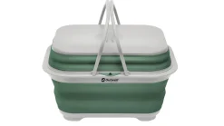 Collaps-wastobbe met handvat en deksel Paars Shadow Green