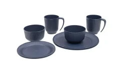 Delish 2 persoons serviesgoed set Navy Night