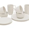 Delish 4 persoons serviesgoed set Sandstone