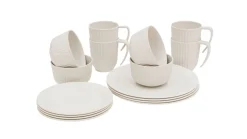 Delish 4 persoons serviesgoed set Sandstone