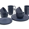Delish 4 persoons serviesgoed set Navy Night