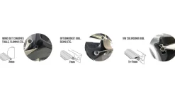 Duo koppel pees set 7-7+5 mm