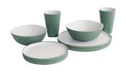 Gala 2 persoons serviesgoed set Shadow Green