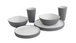 Gala 2 persoons serviesgoed set Grey Mist