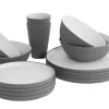 Gala 4 persoons serviesgoed set Grey Mist