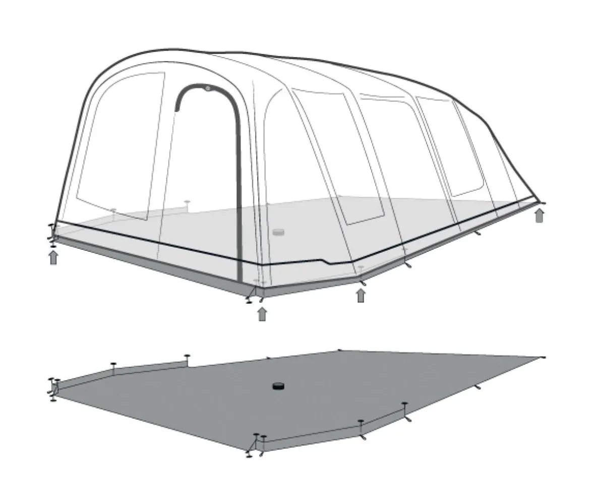 Ondertapijt Lux Tennessee 6+2 Air