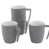 4-persoons bekerset Gala Grey Mist