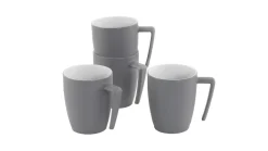 4-persoons bekerset Gala Grey Mist