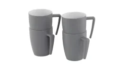 4-persoons bekerset Gala Grey Mist