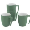 4-persoons bekerset Gala Shadow Green
