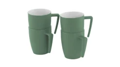 4-persoons bekerset Gala Shadow Green